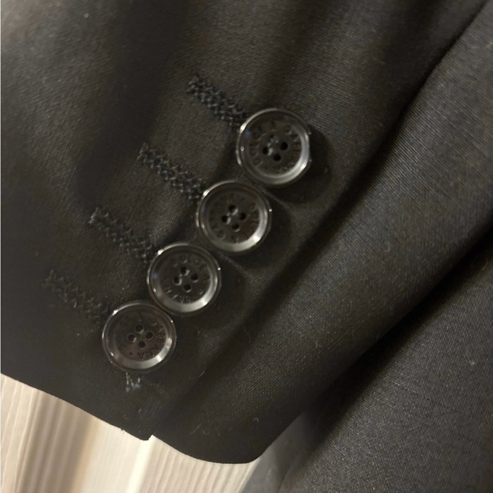 Dolce & Gabbana Black Blazer with Leopard Print Lining - Picture 4 of 9